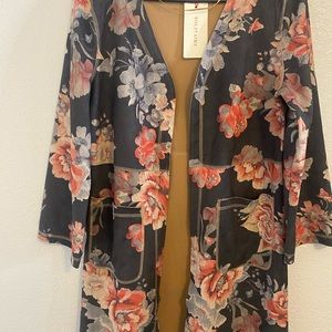 Beautiful floral cardigan.